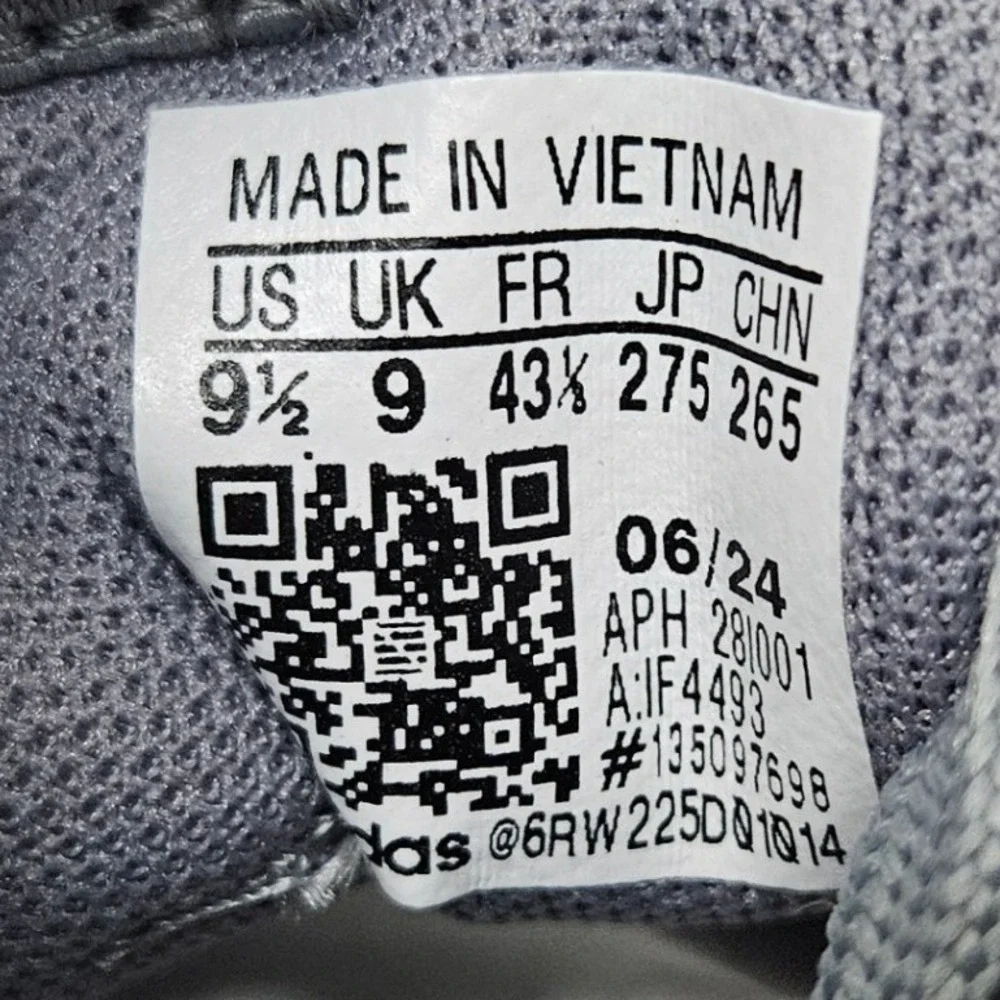 Adidas Daily 4.0 Athletic Shoes IF4493 Grey Black White Men's Size 9.5 - Picture 8 of 10